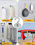 Wall-mounted Heavy Duty Magnet Hook(PACK OF 2)