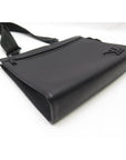 LV Messenger Bag Aerogram Black Leather
