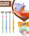 3 Sided Modern Toothbrush