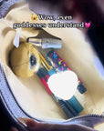 Cute Night Light Bag Pendant Keychain