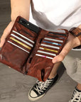 Retro Genuine Leather Business Purse/Wallet VL-001