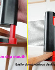 Portable Thickened Ping Pong Racket Net Frame
