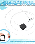 Square Telescopic Security Pull Wire Box