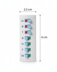 Weekly Pill Reminder with Color-Coded Indicators