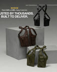 Adjustable Medieval Leather Harness Holster Bag