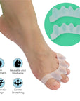 Soft Silicone Toe Spacer & Foot Corrector