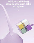 Newest Pill Box with Lanyard 8grid Magic Cube Magnetic