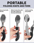 Stainless Steel 4-In-1 Foldable Tablespoon Set