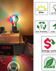Stained Glass Decoration LED Light Bulb ( Pack of 2 Bulbs )