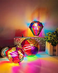 Stained Glass Decoration LED Light Bulb ( Pack of 2 Bulbs )