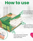 Multi-Purpose Paper Snack Bags with Sealing Stickers