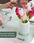Elegant Floral Napkin Holders For Tables