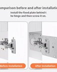 Heavy Duty Hinge Repair Plate with Screws for Cabinet Door & Wardrobe -🔥 Summer Sale