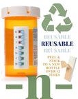 Weekly Pill Reminder with Color-Coded Indicators