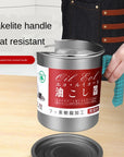 Frying Pot with Strainer Oil Storage