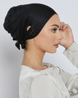 Slit Tie Back Hijab Caps