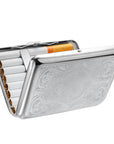 Stainless Steel Cigraette & Card Holder Wallet For Men