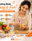 2 in 1 Vegetable and Fruit Peeler with Storage Box