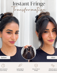 Clip-In Curtain Bangs Hair Topper