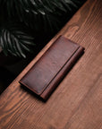 Turkish Style Handmade Leather Phone Wallet ( PURE LEATHER )