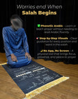Step By Step - Visual Padded Prayer Mat for Learning Salah