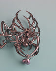 Metal Spider Shark Claw Clip