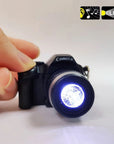 Mini SLR Camera LED Flashlight Keychain