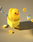 ๐ฅ Duckeys Mini Mechanical Keychain โ The Cutest Click Ever!
