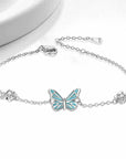 Butterfly Glowing Sterling Silver Necklace (PACK OF 2)