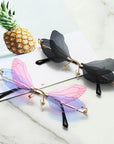 Trendy Pixie Fairy-Wing Sunglasses