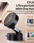 Magnetic suction mobile phone holder