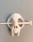 Ghost Skull Hairclip