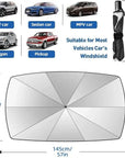 Car Windshield Sun Shade Umbrella 🌂 ☀️ 🚘