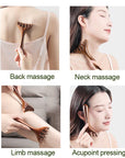 Wooden Meridian Massage Comb