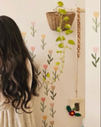 DIY High Quality Tulip & Sunflower Wall Stickers ( imported )