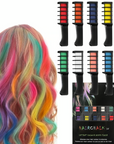 Hair Chalk Comb Temporary Hair Color Dye