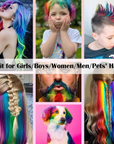 Hair Chalk Comb Temporary Hair Color Dye