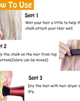 Hair Chalk Comb Temporary Hair Color Dye
