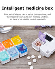 7-Days Pill Organizer Box with Medicine Reminder Alarm