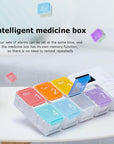 7-Days Pill Organizer Box with Medicine Reminder Alarm