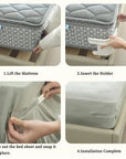 4 Pack Fitted Sheet Holder | Lock Sheet Holders Keep Sheets Firm & Tight, Bed Sheet Holders for Corners Bed Sheet Holder