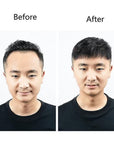 Men’s frontal stick-on hairline with natural human hair (Brand – Anemone)