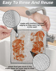 Microfiber Non-Scratch Dishcloth (PACK OF 5)