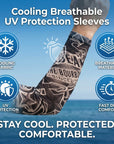 UV Protection Cooling Breathable Arm Sleeves