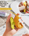 Banana Shaped travel toothbrush kit
