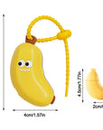 Banana Shaped travel toothbrush kit