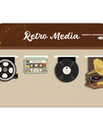 Retro Magnetic Bookmarks