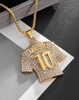 GlitzGoal™ No.10 Messi-Inspired Soccer Pendant Necklace