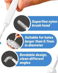 10pcs Shower Head Anti-Clogging Cleaning Brush