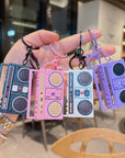 Mini Recorder Radio Keychain